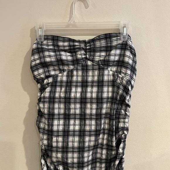 Free People Endless Summer Brandie Plaid Midi Dress small NWT - Picture 6 of 10